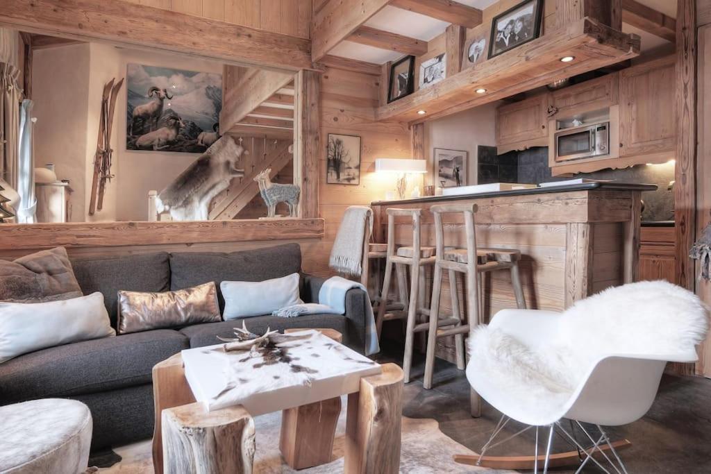 Duplex Chaleureux Au Coeur De Megeve 2 P Apartment Exterior photo